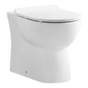 Boston Back to Wall WC (Seat &amp; Cover Included) - White image