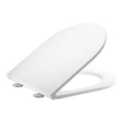 Lansdown Slim Soft Close Thermoset Seat - White image