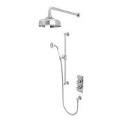 "Lansdown Shower System/Column (Concealed, Riser Kit &amp; Overhead Shower) - Chrome" image
