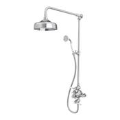 "Lansdown Shower System/Column (Exposed, Overhead Shower &amp; Handset) - Chrome" image