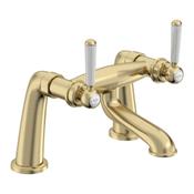 Lansdown Deck Mounted Bath Filler - Brushed Brass image