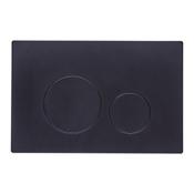 Flush Plates Circles Flush Plate - Black