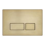 Flush Plates Square Flush Plate - Brushed Brass image