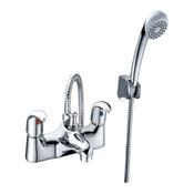 Alpha Bath Shower Mixer - Chrome image