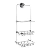 Carlton Shower Basket - Chrome image