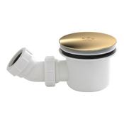 Universal Shower Tray Waste - Brass image