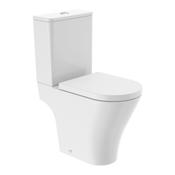 Cadence Round Close Coupled WC (Open Back) - White image