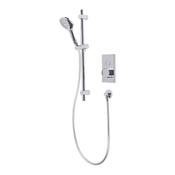 Axiom Single Function Push Button Concealed Shower System with Riser Kit - Chrome image