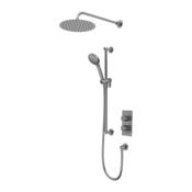Quantum Shower System/Column (Concealed, with Head and Riser Kit) - Gunmetal Grey