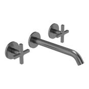 Cohort Wall Mounted Basin Mixer - Gunmetal Grey image