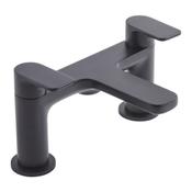 Savour Deck Mounted Bath Filler - Matt Black image