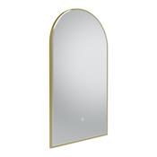 Oxygen Traditional Arch Mirror - Brass 500mm image