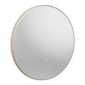 Oxygen Round Mirror - Brushed Brass 600mm image
