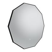 Oxygen Traditional Decagon Mirror - Matt Black 800mm image