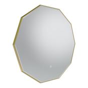 Oxygen Traditional Decagon Mirror - Brass 800mm image