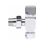 Pure Square Valve Set (Angled) - Chrome image