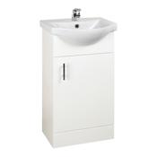 Ardent Floor Standing Vanity Unit - White 450mm image