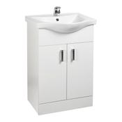 Ardent Floor Standing Vanity Unit - White 550mm image