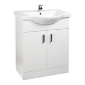 Ardent Floor Standing Vanity Unit - White 650mm image