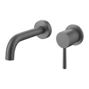 Giro Wall Mounted Basin Mixer - Gunmetal Grey image