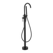 Giro Freestanding Bath Shower Mixer - Matt Black image