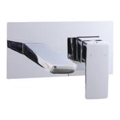 Saldo Wall Mounted Bath Filler - Chrome image