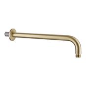 Round Shower Arm - Brushed Brass 300mm image