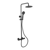 "Round Shower System/Column (Bar, Cool Touch) - Matt Black" image