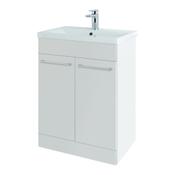 Barca Floor Standing Unit - White 600mm