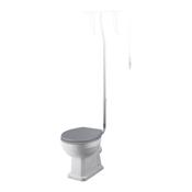 "Fitzroy Close Coupled WC Pan (Comfort Height, with Low Level Cistern) - White" image