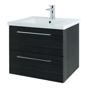Cesena Wall Hung Vanity Unit - Shadow Black 500mm image
