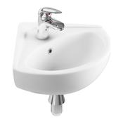 "Kota Corner Basin (470x417, 1 Tap Hole, Wall Mount Only) - White" image
