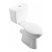 Kota DocM Comfort Height Close Coupled WC Pan (Lever) - White image