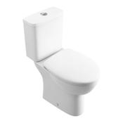 "Kota Space Saver Close Coupled WC Pack (Pan, Cistern &amp; Soft Close Seat) - White" image