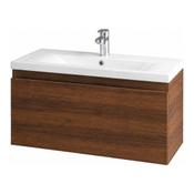 K Store Wall Hung Vanity Unit - Walnut 500mm image