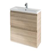 K Store Floor Standing Vanity Unit - Barelino Oak 600mm image