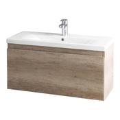 K Store Wall Hung Vanity Unit - Barelino Oak 800mm image