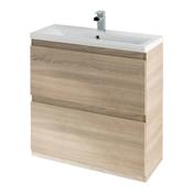 K Store Floor Standing Vanity Unit - Barelino Oak 800mm image