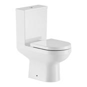 "Kovera Close Coupled WC (Open Back, Pan &amp; Seat &amp; Cover Combined) - White" image