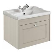 Kylemore Wall Hung Vanity Unit (Twin Door) - Oyster Stone 600mm image