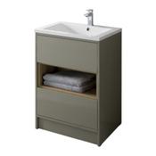 Lucca Floor Standing Vanity Unit - Taupe 500mm image