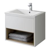 Lucca Wall Hung Vanity Unit - White 500mm image
