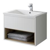 Lucca Wall Hung Vanity Unit - White 600mm