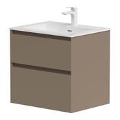 Monta Wall Hung Vanity Unit - Cacao Brown 590mm image