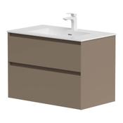 Monta Wall Hung Vanity Unit - Cacao Brown 790mm image