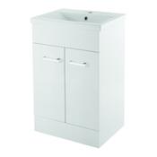 Forza Floor Standing Vanity Unit (H:800mm) - White 500mm image
