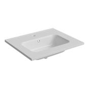 Lucca Short Projection Basin - White 500mm image