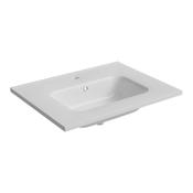 Deann Short Projection Basin - White 600mm image