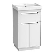 Acumen Floor Standing Vanity Unit - Gloss White 500mm image