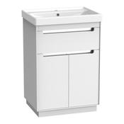 Acumen Floor Standing Vanity Unit - Gloss White 600mm image